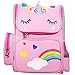 Schultasche für Mädchen Schulrucksack Teenager Einhorn Rucksack Kinder Freundebuch Schule Mädchen School Bags for Girls Kindergarten Freundebuch Kinderrucksack Mädchen Schulranzen Rucksäcke Backpack