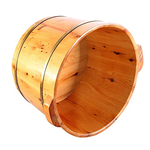 Masajeador de pies spa con barreño de madera de cedro 26 cm miniatura 2