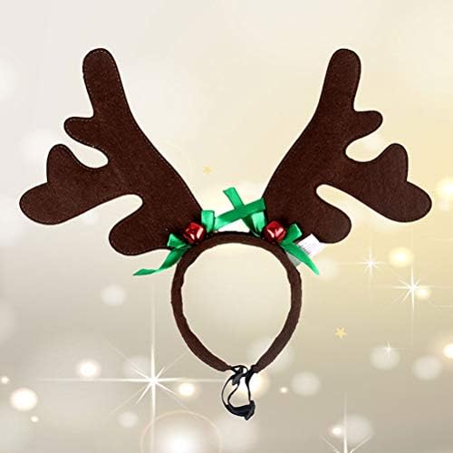 BESTOYARD Pet christmas dog pet puppy deer antler headband christmas reindeer ears antler christmas outfit