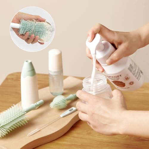 image for Momcozy Bottle Brush Cleaning Fluid, Powerful Cleaning with Natural Fo