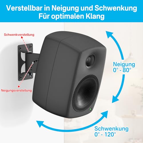 Support mural Genelec 8010 8020 8030 pour orienter vos enceintes - 3