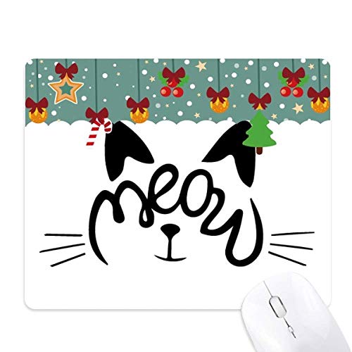 Alfombrilla de ratón con frase de gato Meow para alegrar tus horas de trabajo en el ordenador