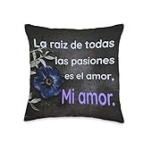 Romantic Spanish Mi Amor Quote Home Decor Valentines Throw Pillow
