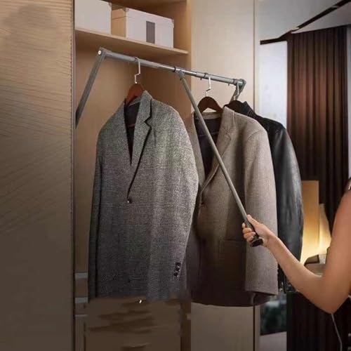 Tringle à vêtements réglable pour réparer un placard affaissé
