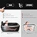 Inflatoast Portable Bathtub for Adults with Cover - Ice Bath & Hot Tub for Athletes Recovery, Home SPA - Large Inflatable Bathtub 62.2x37.4x17.72in, Includes Pump, Easy Inflate & Drain