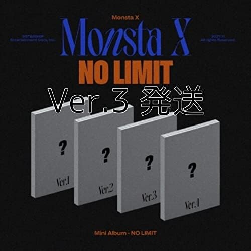 【新品・未開封】MONSTA X モネク / No Limit（8枚セット） MONSTA X - [NO LIMIT] (10th Mini Album LIMITED Version