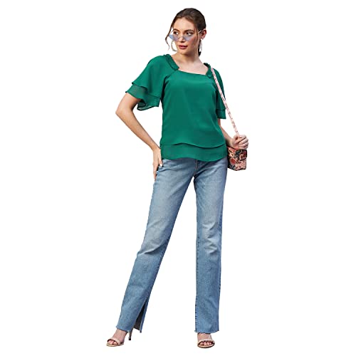 Image of Rare Women's Solid Regular Fit Blouse