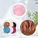 XLSXEXCL 6Pcs Satin Bonnet Silk Bonnet for Sleeping Silk Sleep Cap Satin Silk Hair Bonnets for Sleeping Elastic Band Silk Hair Wrap for Curly Hair Night Cap