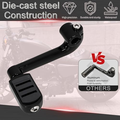 Image of Shifter Peg + Shift Lever for Harley Sportster XL w /Mid-Controls