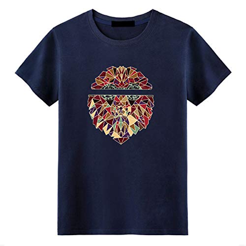 Camiseta de Manga Corta algodón Cuello Redondo Estampado Suelto t 桖 Media Manga color2 S,Hombre Camiseta De Manga Corta Escote Redondo Estampado Slim Fit Motivo Camisa