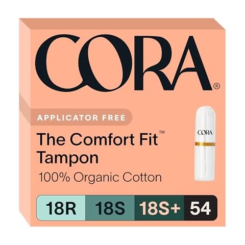 Cora Organic Cotton Non-Applicator Tampons Variety Pack Cover