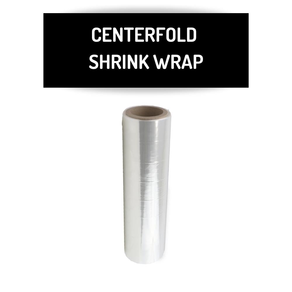PSBM Shrink Film Heat Wrap, 22 Inch x 5830 Feet, 16 Pack (Half Pallet), 45 Gauge Polyolefin Centerfold Perforated Shrink Wrap