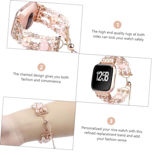 Correa de reloj ajustable de agua cristal para accesorios de moda de mujer 7