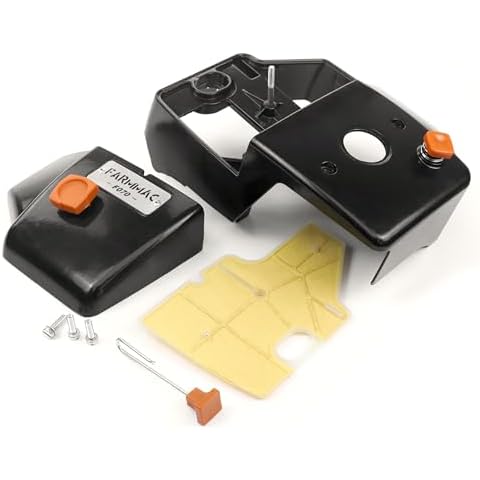 FARMMAC F380W Cylinder Head Cover + Air Filter Cover + Screws Cover