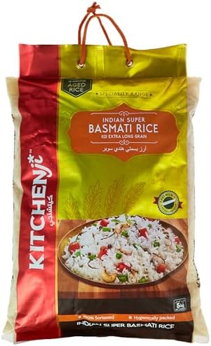 KITCHENJI EXTRA LONG GRAIN BASMATI RICE 5KG