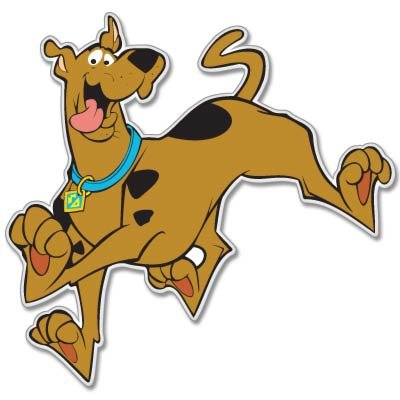 Scooby-Doo vynil car sticker 5