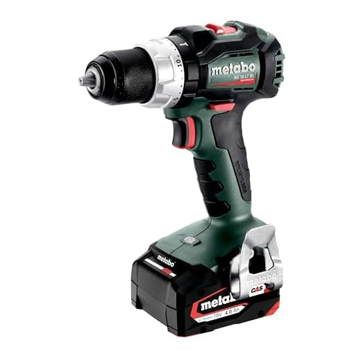 Metabo 602325500 Akkuschrauber BS 18 LT BL 18V, Bürstenlos - inkl. 2 CAS Li-Power Akkupacks (18 V/4,0 Ah); Ladegerät und Transportkoffer