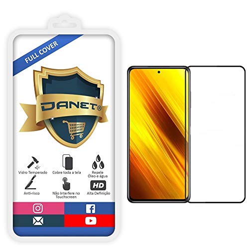 Película De Vidro Temperado 3D Full Cover Para Xiaomi Poco X3 com Tela de 6.67