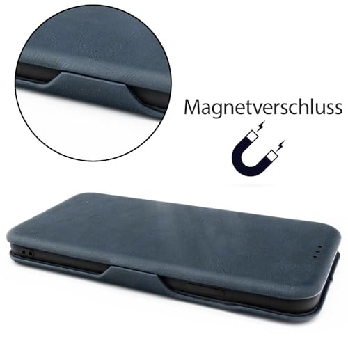 Image of Flip Cover Back Case for Samsung Galaxy S24 5G | Genuine Leather Finish | Inbuilt Pockets & Stand | Flip Back Cover Case for Samsung Galaxy S24 5G (Faux Leather, Black)