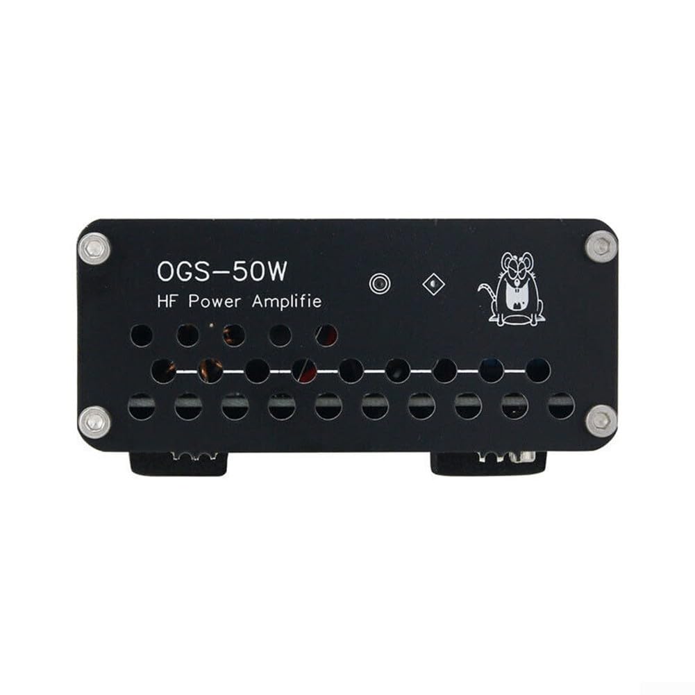 Potencia de alta frecuencia, amplificador de potencia HF de 50 W M/Q9 para USDX FT-817 IC-703 705 KX3 QRP FT-818 para Xiegu G90, refrigeración de ventilador integrado, interruptor TX/RX automático