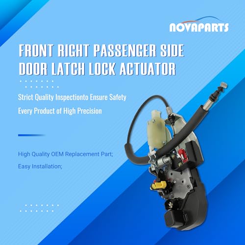 Image of NOVAPARTS 68064402AF Front Right Passenger Side Door Latch Lock Actuator for 2011 2012 2013 2014 Dodge Challenger Replaces # 68064402AB 68064402AC 68064402AD