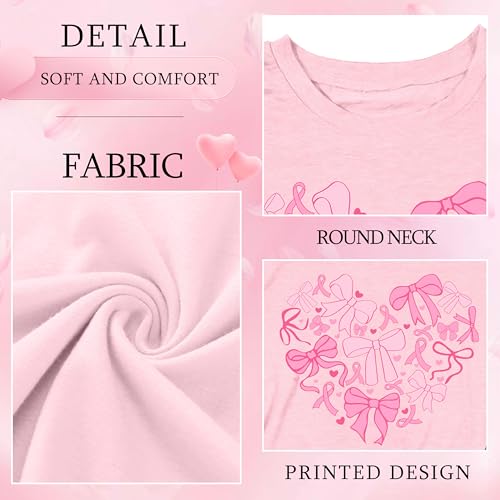 Image of Ithalt Kids Valentine Shirt Girls Valentines Shirts Cute Heart Graphic Long Sleeve Tee Tops 4-14y
