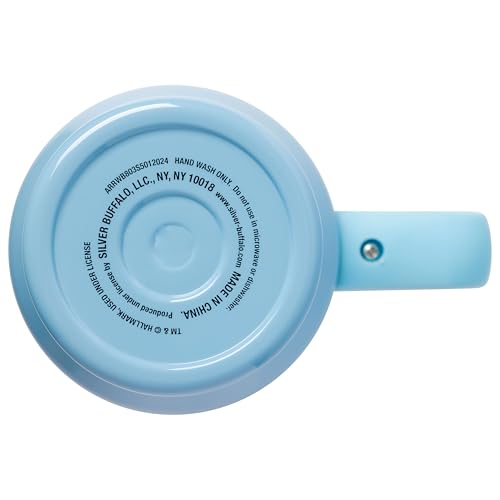 Silver Buffalo Rainbow Brite Featuring Starlite Stars Double Walled Stainless Steel Tumbler with Handle and Straw, Fits in Standard Cup Holder, 40 Ounces