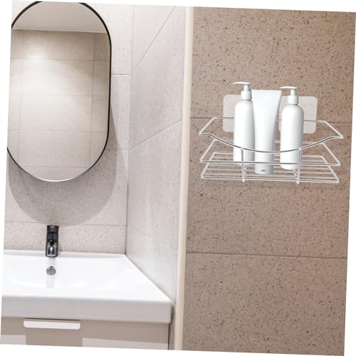 Support de brosse étagère adhésive rangement mural Alipis