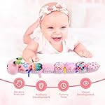 Baby Sensory Toys 0-6 Months - Tummy Time Gifts Stuffed Caterpillar Toys for 0-3 3-6 6-9 6-12 Months Newborn Infant Rattles Crinkle Textures Soft Plush 3 4 5 6 7 8 9 10 Months Boys Girls Present - Image 5