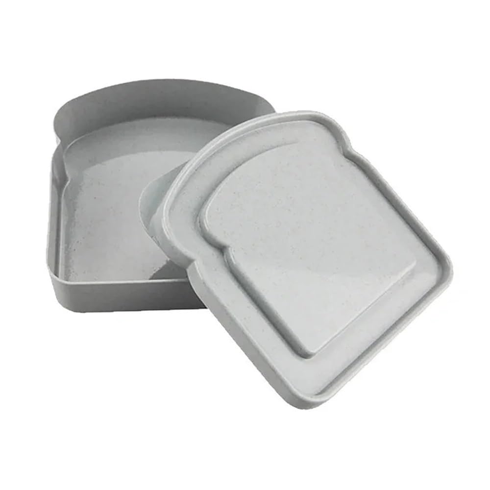 Missffcat Reusable Lunch Box – 3pcs Silicone Sandwich Container with Lid for Office, Picnic & Outdoor(Mixed)