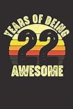 22 years of being awesome: 22 year old 22nd birthday gifts for women