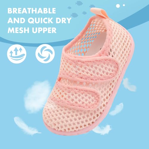 Image of FEETCITY Baby Boys Girls Water Shoes Infant Summer Sneakers Beach Swim Pool Shoe Barefoot Aqua Socks Lightweight