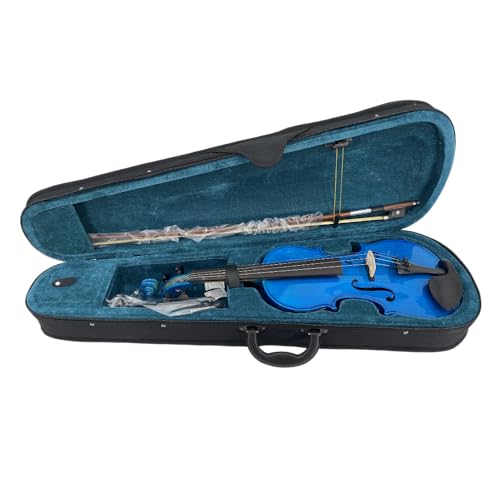 Image of Yinfente Acoustic Violin Electric Violin 4 /4 Full Size Violin 4 String Maple Spruce For Student,Violin For Beginners violin Case,Brazilwood Bow,Cable,Cleaning Cloth,Rosin,Bridge