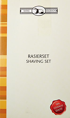 Golddachs - Set da barba in galalite comprensivo