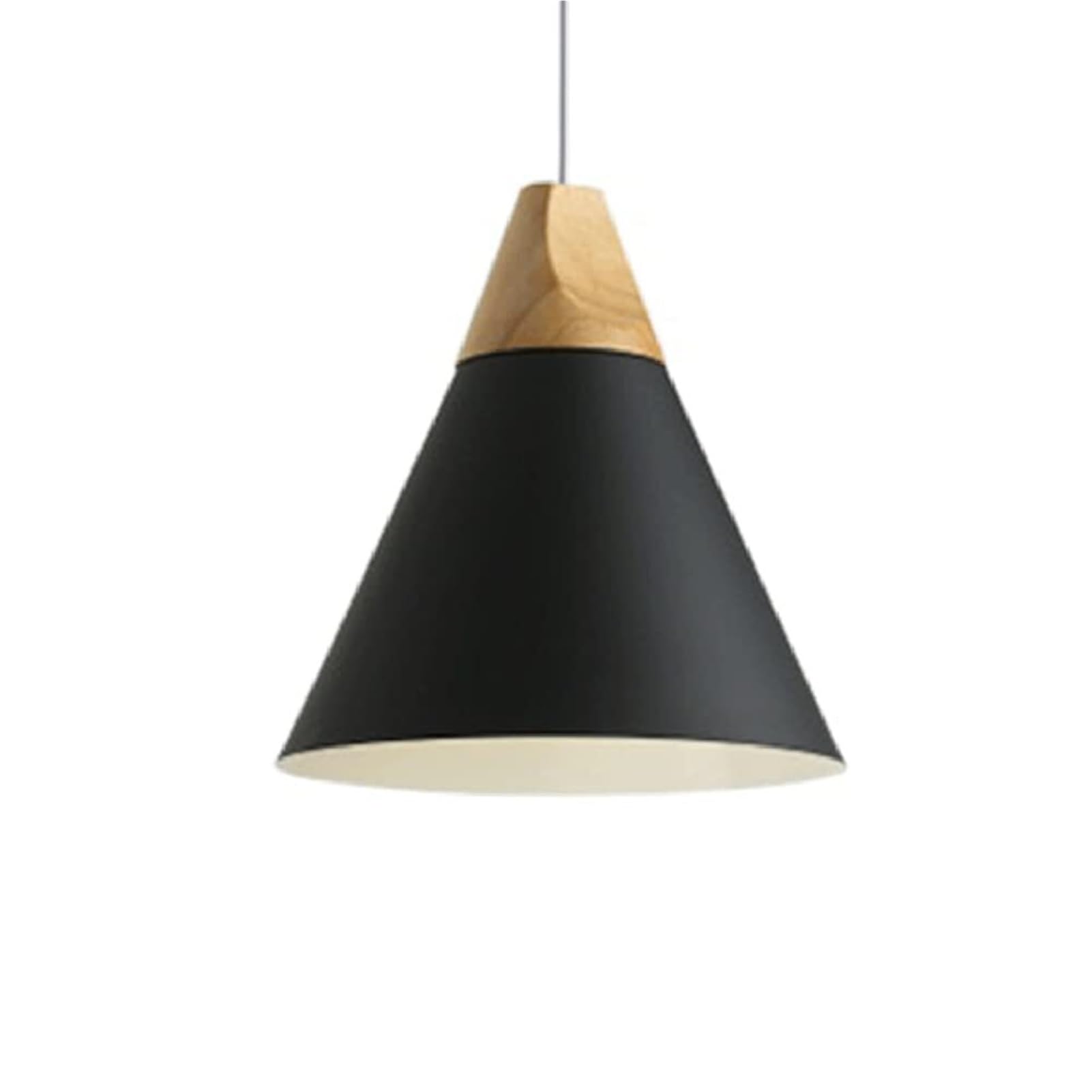 HUAYUSEDF Modern Metal Pendant Lamp Chandelier Hanging Lighting Ceiling Fixture E26 E27 for Dining Room Restaurant Bar Shopping Mall(A Dark,25cm)