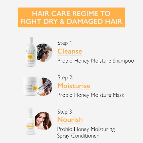 Image of Godrej Professional Probio Honey Moisture Duo All Hair Type (250Ml, 200G),1 Count