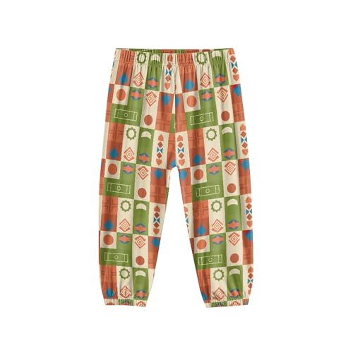 Image of Unisex Little Kids Yoga Trousers Bohemian Beach Pants Baggy Harem Activewear for Boys and Girls Age 3-10