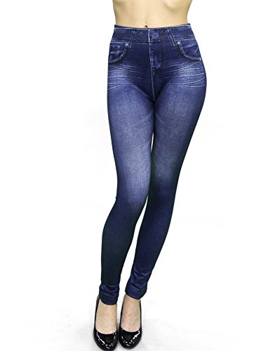 SLIMMING JEANS Femme Bleu Vintage FR :S-M (Taille Fabricant : S/M) - Vu à la Télé