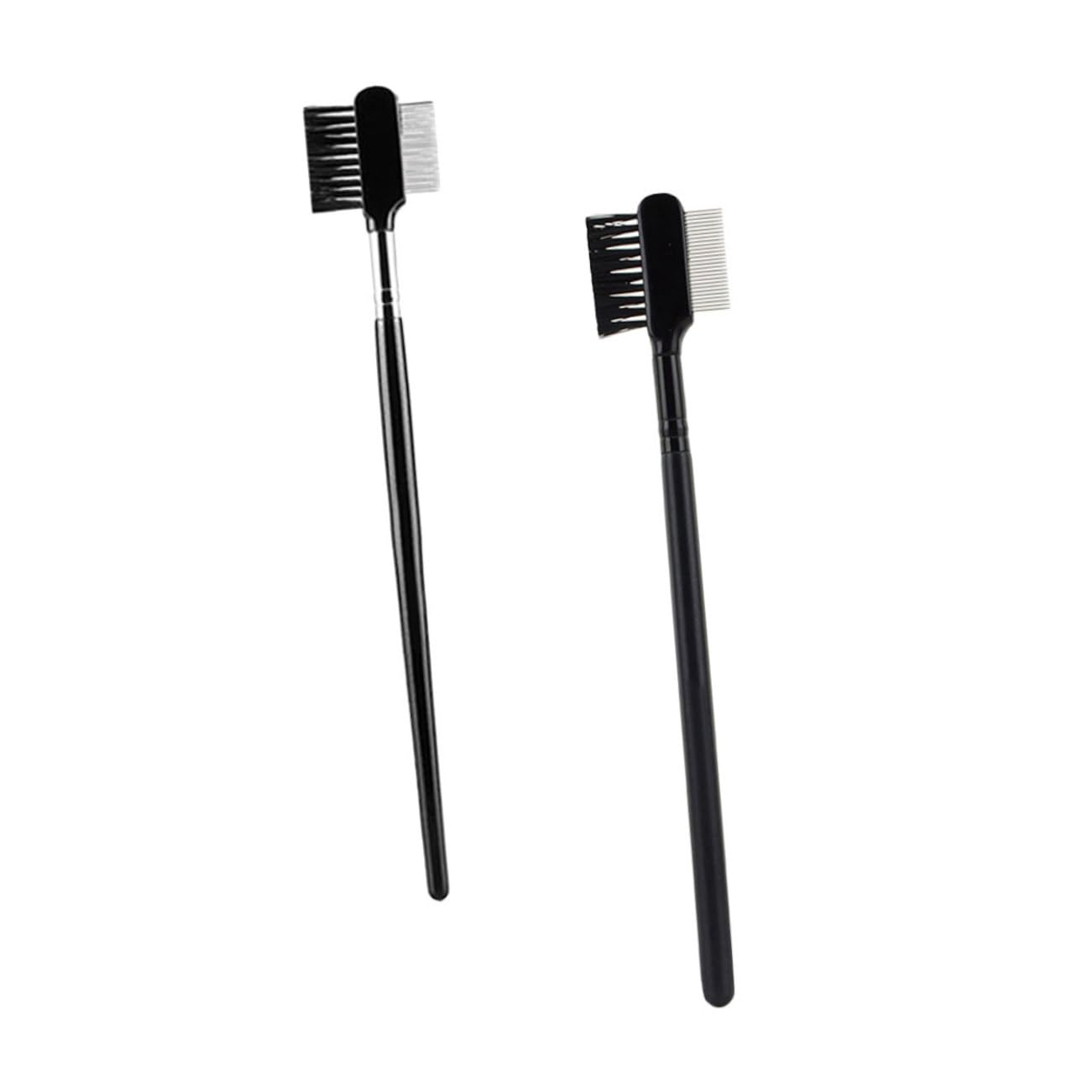 Mikinona 2pcs Multi-function Eyebrow Brush Comb Set Brow Brush for Girls Makeup Tool