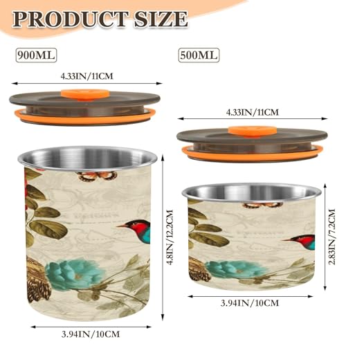 Envase para café ATTX 900ml acero inoxidable hermético miniatura 2