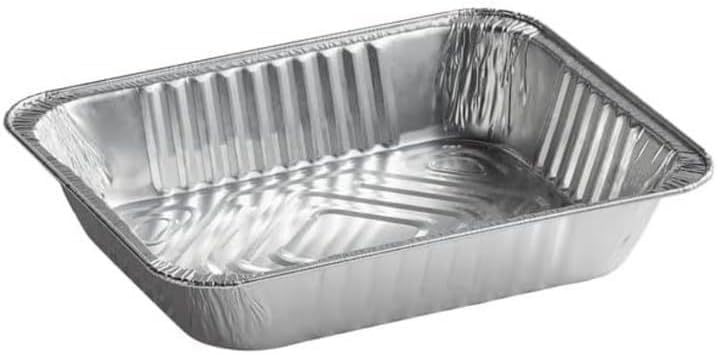 9×13 Regular Half Size Aluminum Disposable PansOnly Along with 3Pcs Serving Utensils as Gift :Perfect for Baking and Roasting : Perfect for Baking and Roasting - Counts 100