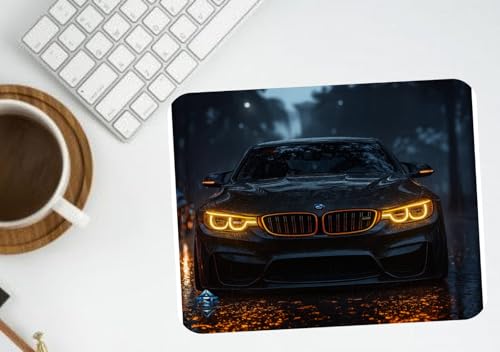 Image of Premium Gaming Mouse Pad with Anti-Skid Base, Black, 3MM Thick Rubber, Anti-Slip Surface, Perfect for Gaming