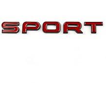 1x Metal Limited Red Sport Lettering Tailgate Boot Lid Emblem Badge for Range Rover Black-red