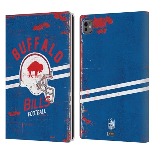 Étui antichoc iPad Pro 11 M4 Buffalo Bills protège écran cuir