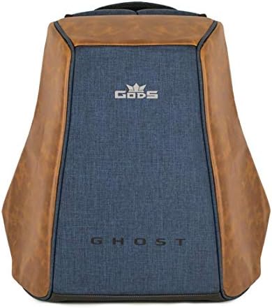 Gods GHOST 25 ltr Anti Theft 15.6 inch Laptop Tech Backpack for Men, Women, Boys, Girls | Premium bags for Gift | Bike Riding Bag for College, Travel, Office, Flight luggage |blue ghost| Black