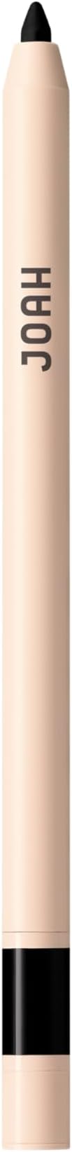 Smooth Gel Eyeliner Pencil 0.02 oz – Waterproof, Smudge-Proof Long-Lasting Eye Liner with Built-in Sharpener, Silky Glide Gel Formula for Precise Lines & Bold Definition. Enriched with Biotin