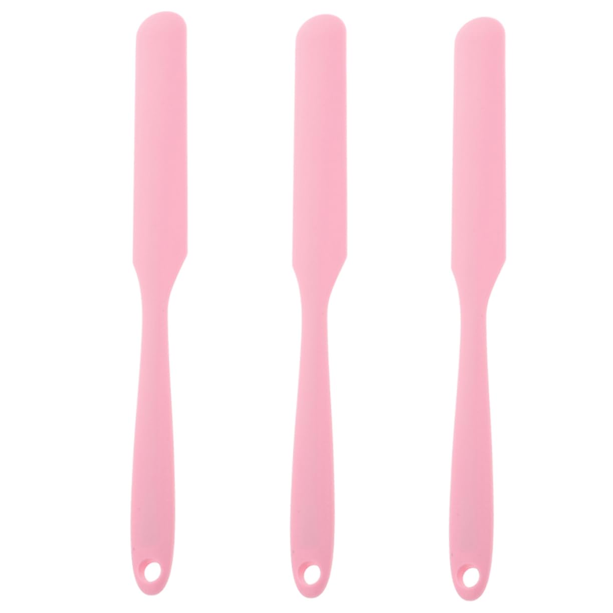 VALICLUD Waxing Accessories Set 3pcs Non-stick Silicone Waxing Sticks Hair Removal Tool Hard Wax Applicator for Women