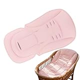 Forro para asiento de cochecito de bebé: cojín transpirable ajustable para , inserto infantil multiusos para asiento de coche, trona y cochecito de viaje, almohadilla de apoyo suave para compr