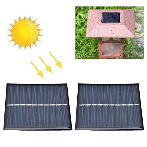 Mini Solarpanel 0,7W 5V, 70x70mm, Tragbar, Polysilizium, für Notbeleuchtung und Geräte mit Geringem Stromverbrauch