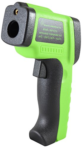 BAFX Products Non Contact IR (Infrared) Thermometer (-58° ~ +1,022°F) W/Adjustable Emissivity & Pointer (-58 ~ +1,022)